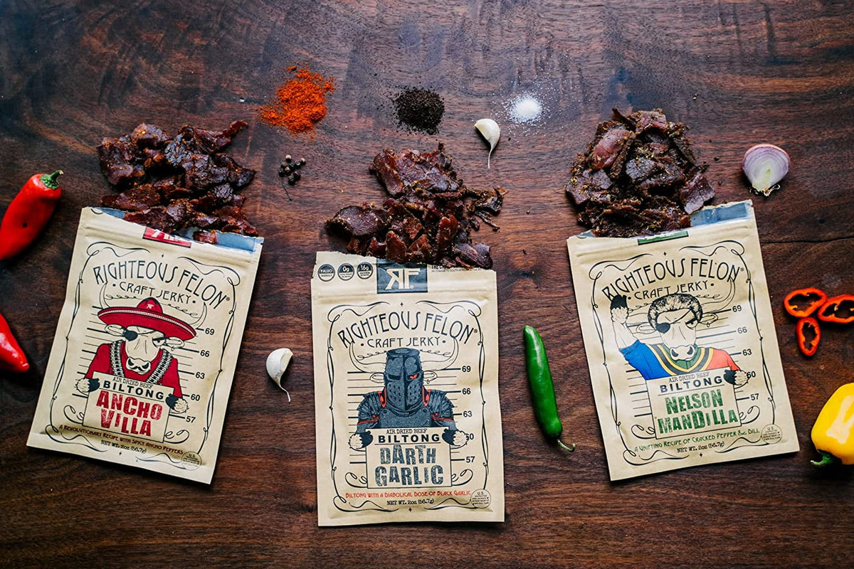 2 oz Bags Beef Jerky Variety Pack 3 Pack A959