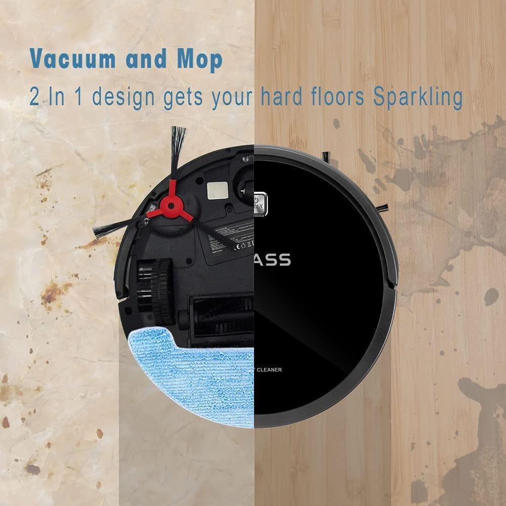 Robot Vacuum and Mop, 2600Pa Suction, Self-Charging R381