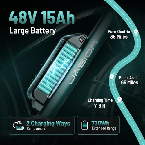 Electric Bike with 1500W Peak Motor, 48V 15Ah Battery, 26'' x 4'' Fat Tire R72195
