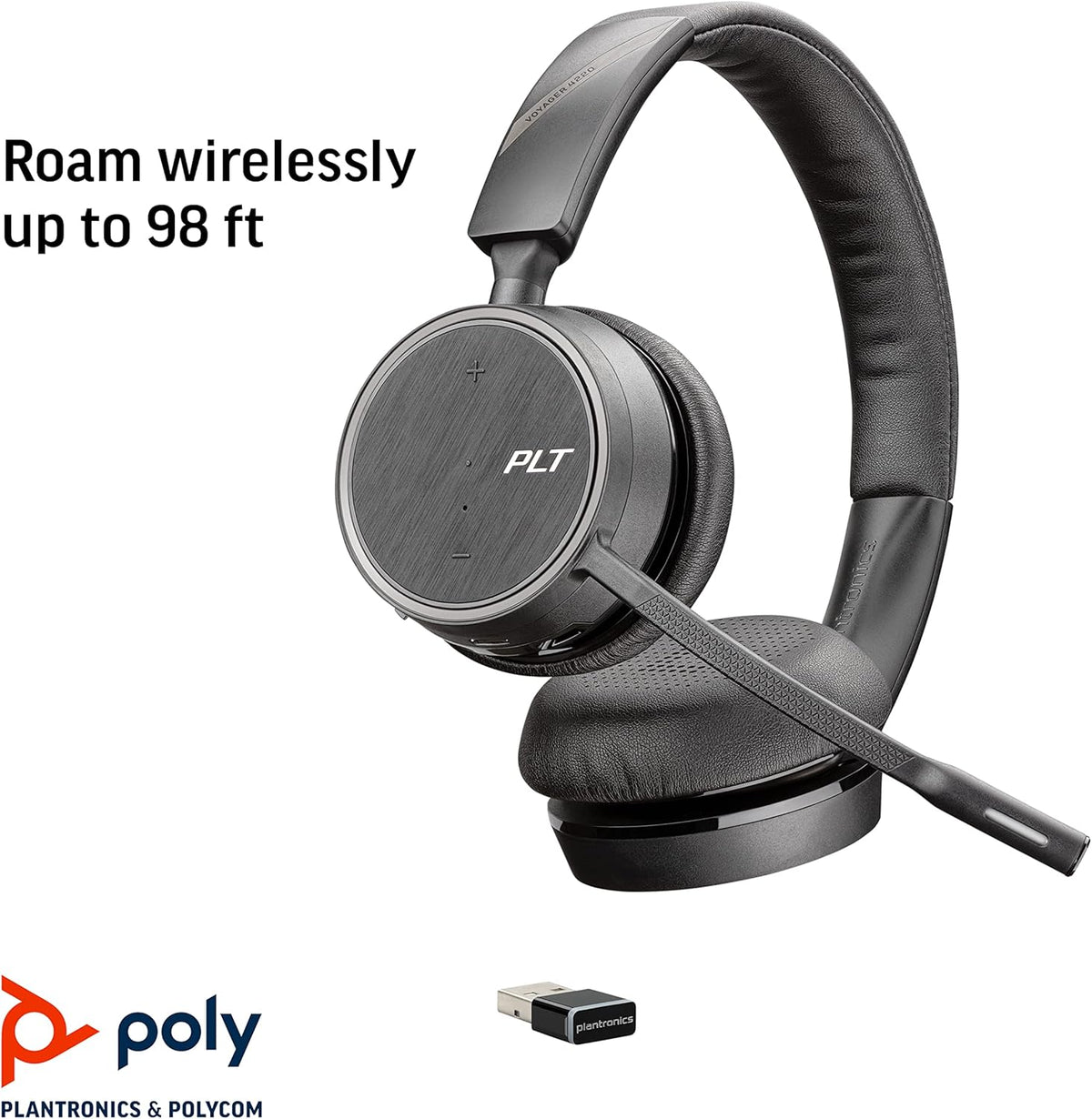 Bluetooth Single-Ear Monaural Headset with Charge Stand W8164