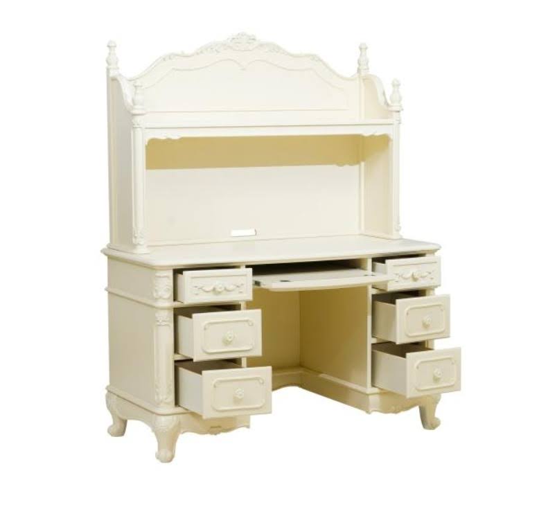 Twin Canopy Poster Bed in White P80198