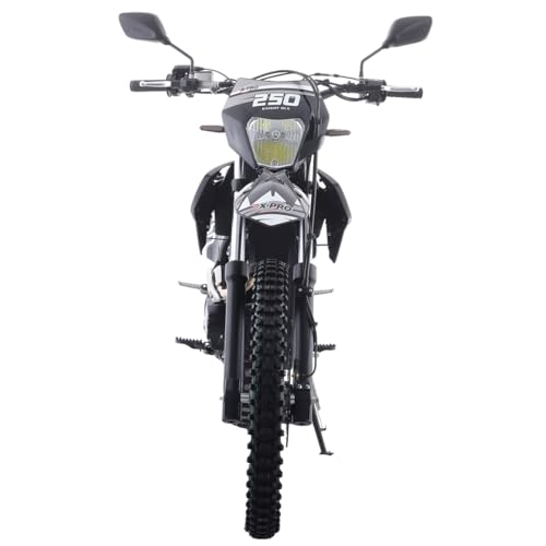 Blue 250 Dirt Bike 5-Speed Manual Transmission 21"/18" Wheels Electric/Kick Start A284387
