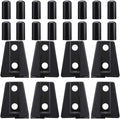 Black Car Door Hinge Cover Trim Protector 8pcs G8561