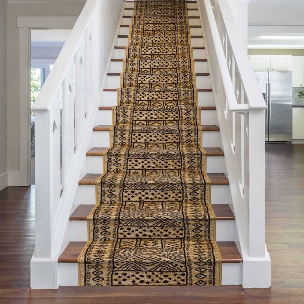 Afrikans Berber Stair Carpet Runner 17 foot F389