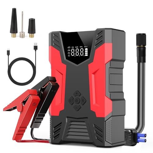 3000A 12V 37000mWh Car Jump Starter with Jumper Cables H4024