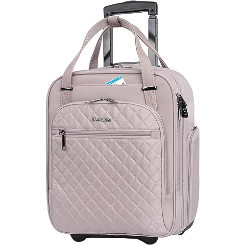 Black 16" Carry On Bag with Wheels L775