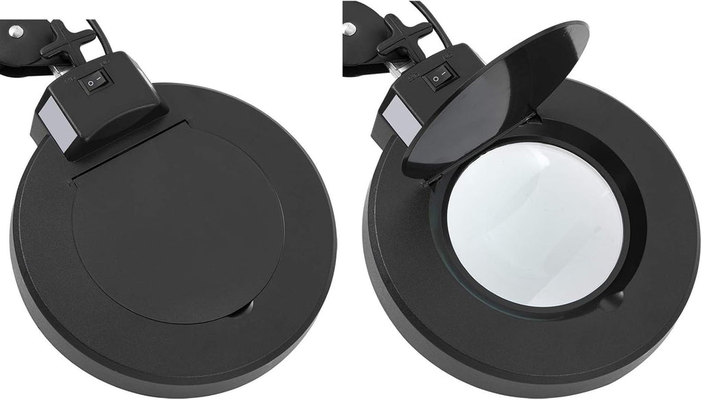 8x Magnifying Glass Architect Lamp with Desk Clamp Mount Q258978