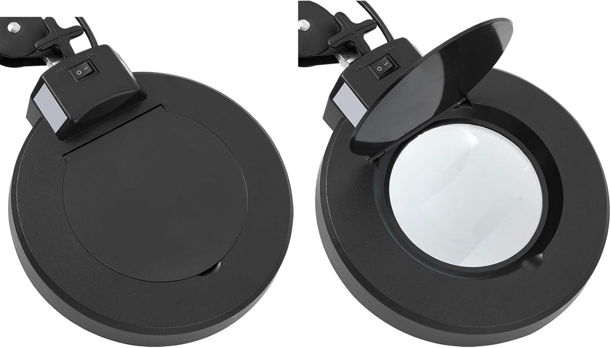 8x Magnifying Glass Architect Lamp with Desk Clamp Mount Q258978