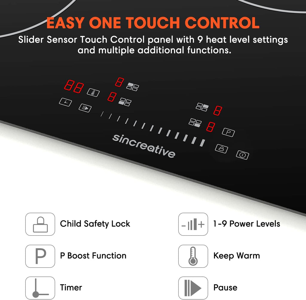 30 Inch 4 Burners Induction Cooktop with Timer N827