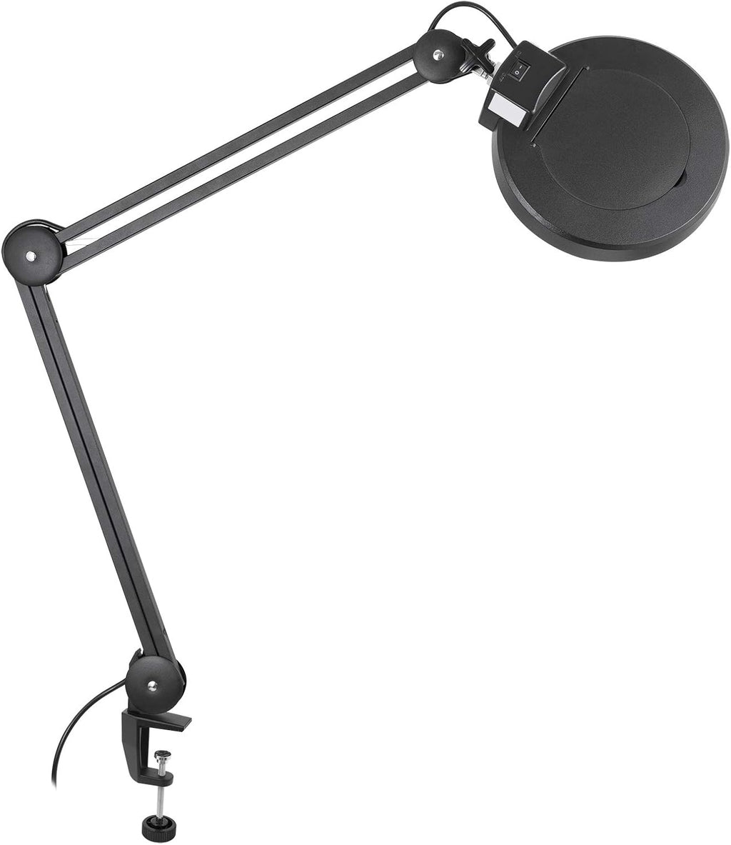 8x Magnifying Glass Architect Lamp with Desk Clamp Mount Q258978