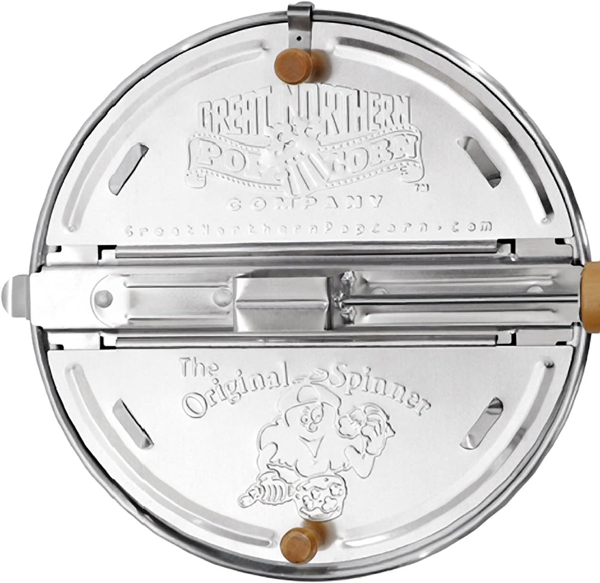 6-Quart Aluminum Popcorn Popper with Hand Crank P428