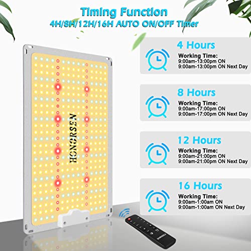 1000W LED Grow Light Full Spectrum with Timer W196