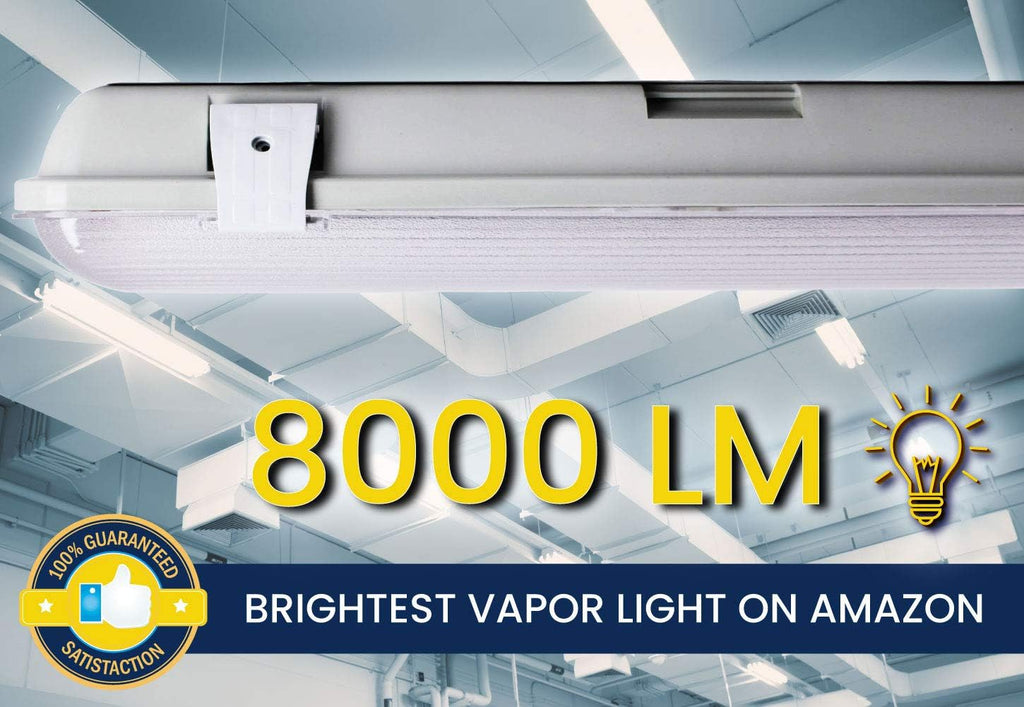 4FT Waterproof LED Vapor Tight Lights 6500K IP65 4-Pack J1868