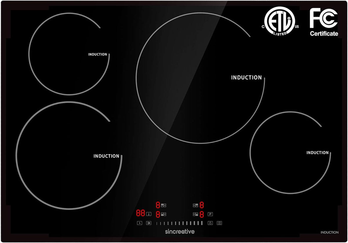 30 Inch 4 Burners Induction Cooktop with Timer N827