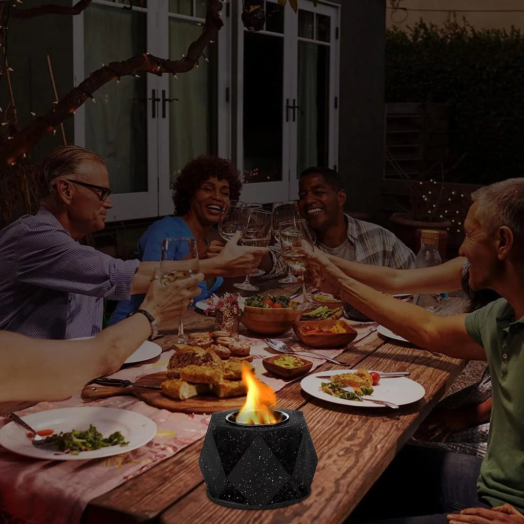 Concrete Tabletop Fire Pit Bowl Alcohol Burner B89249