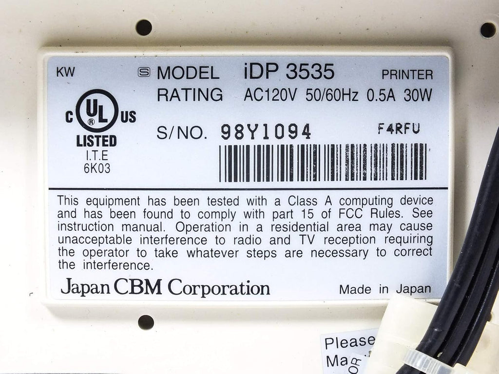 Tractor Feed Printer & Card Reader L419