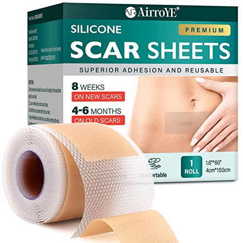 Silicone Scar Sheets, 1.6"x 120" Roll P68749