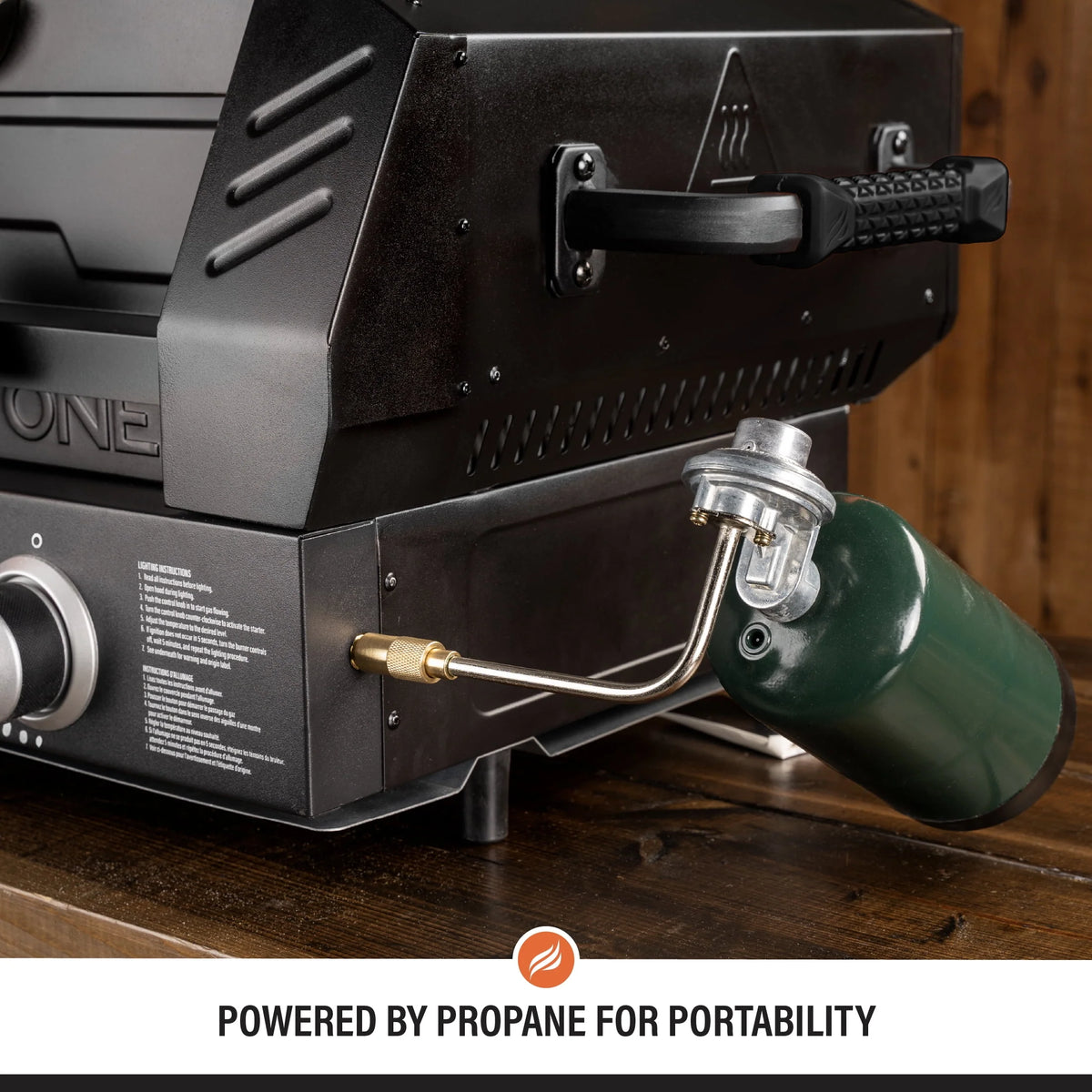 Tabletop Propane Pizza Oven with Two 15 Cordierite Stones K838768