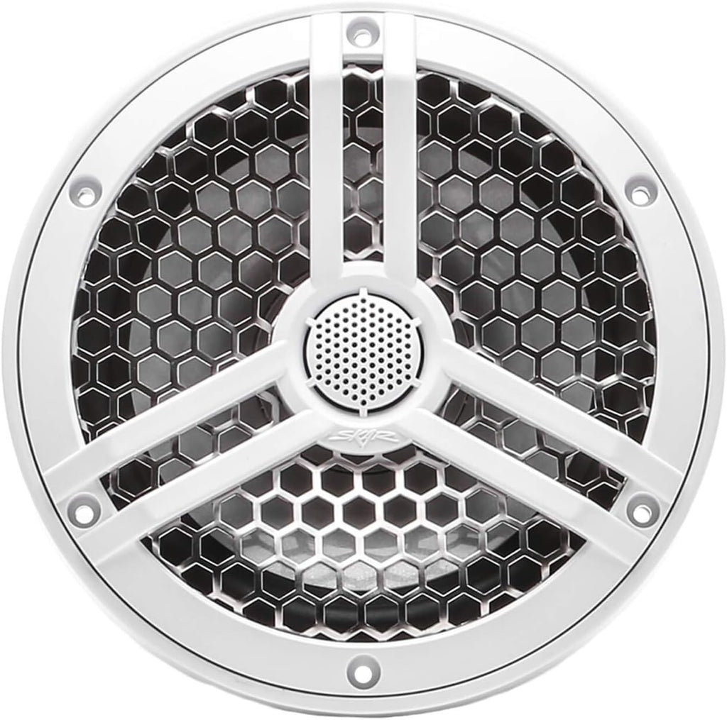 6.5" 2-Way Marine Coaxial Speakers, Pair (White) C941209