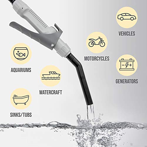 Automatic Fuel Transfer Pump, Battery Powered, Portable Liquid Pump X868