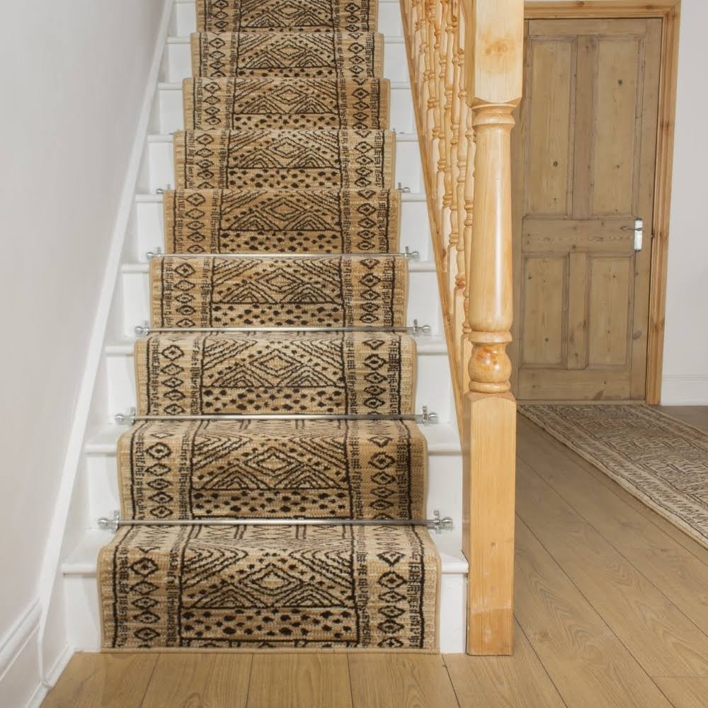 Afrikans Berber Stair Carpet Runner 17 foot F389