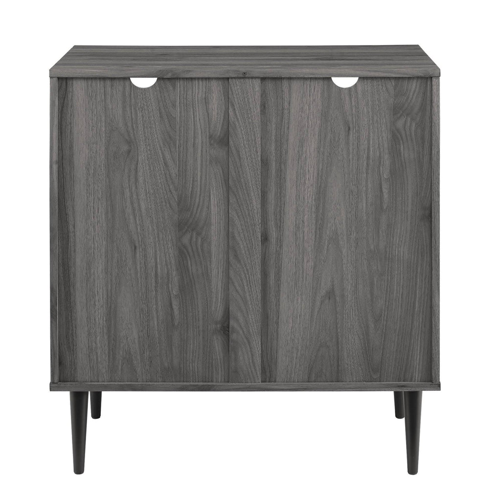 Metal and Glass Door Accent Console G35673