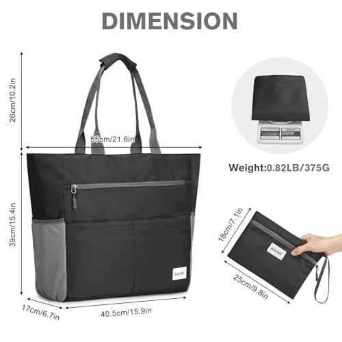 Waterproof Sandproof Large Capacity Foldable Beach Tote Bag R8051
