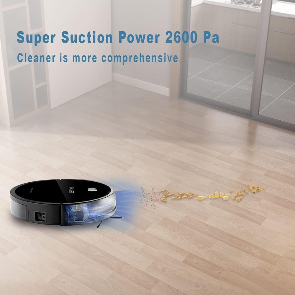 Robot Vacuum and Mop, 2600Pa Suction, Self-Charging R381