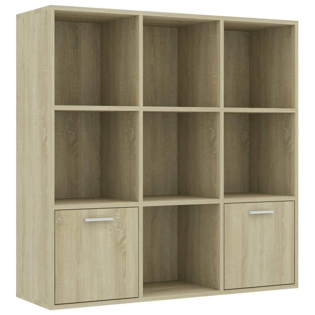 Book Cabinet Concrete Gray Chipboard T3952