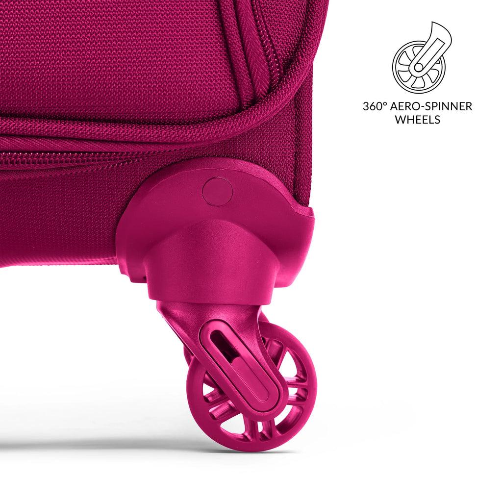 Fuchsia 20" Carry-on Luggage T145