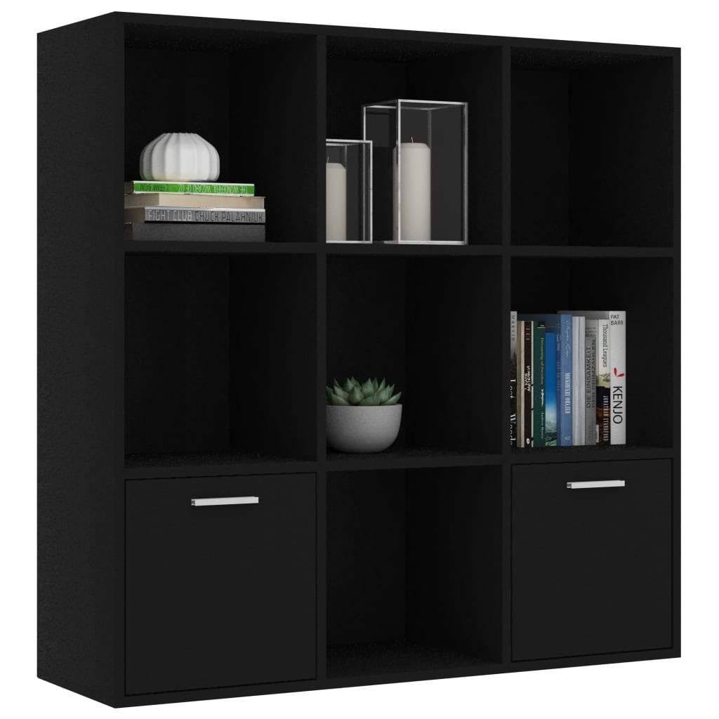 Book Cabinet Concrete Gray Chipboard T3952