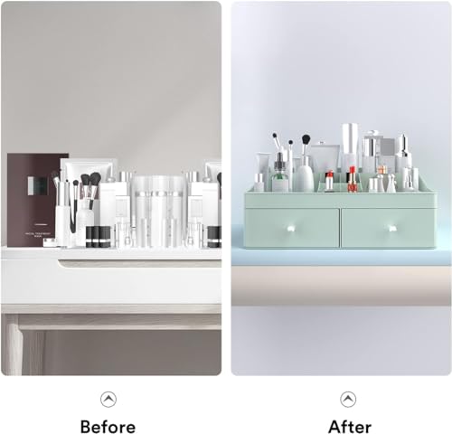 White Makeup Organizer with Drawers H4876