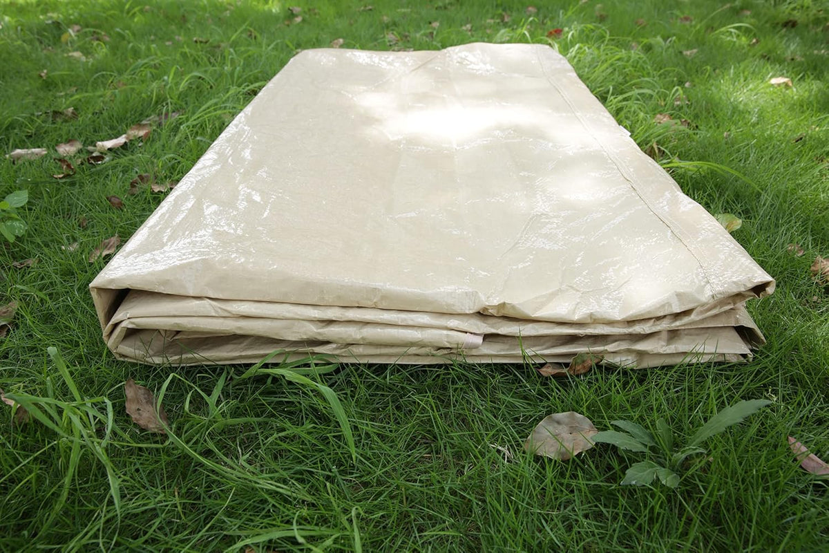 Waterproof Tent Footprint Mat with Drawstring Bag H52575