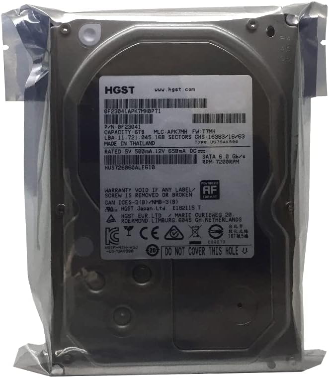 6TB 7200 RPM SATA 6Gb/s 128MB Cache 3.5-Inch Enterprise Hard Drive (Renewed) Pack of 2 I298
