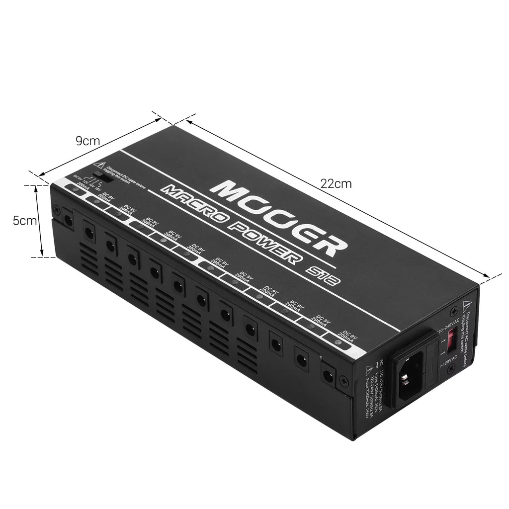 12 Isolated DC Outputs Guitar Effect Power Supply C50710