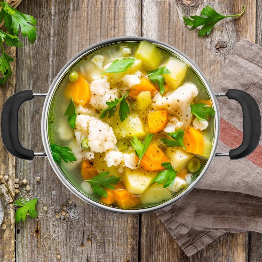 4 Quart Stainless Steel Stockpot with Lid G221159