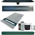 36” x 72” Linear Drain Shower Kit with ABS Drain Body S43397