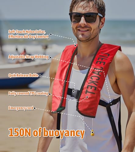 Inflatable Adjustable Snorkeling Vest X968