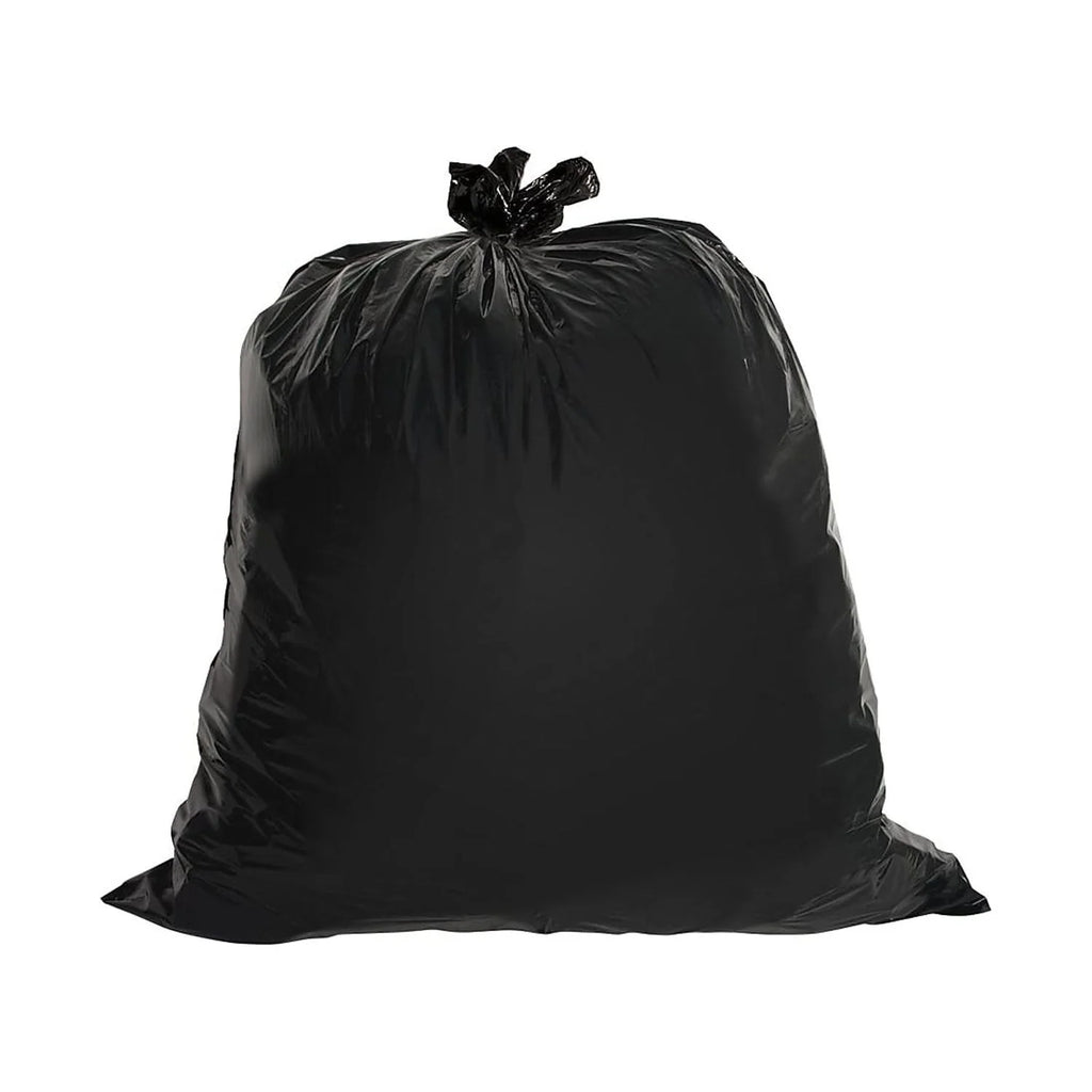 Black 60 Gallon Trash Can Liners, 50 per Box Z8915