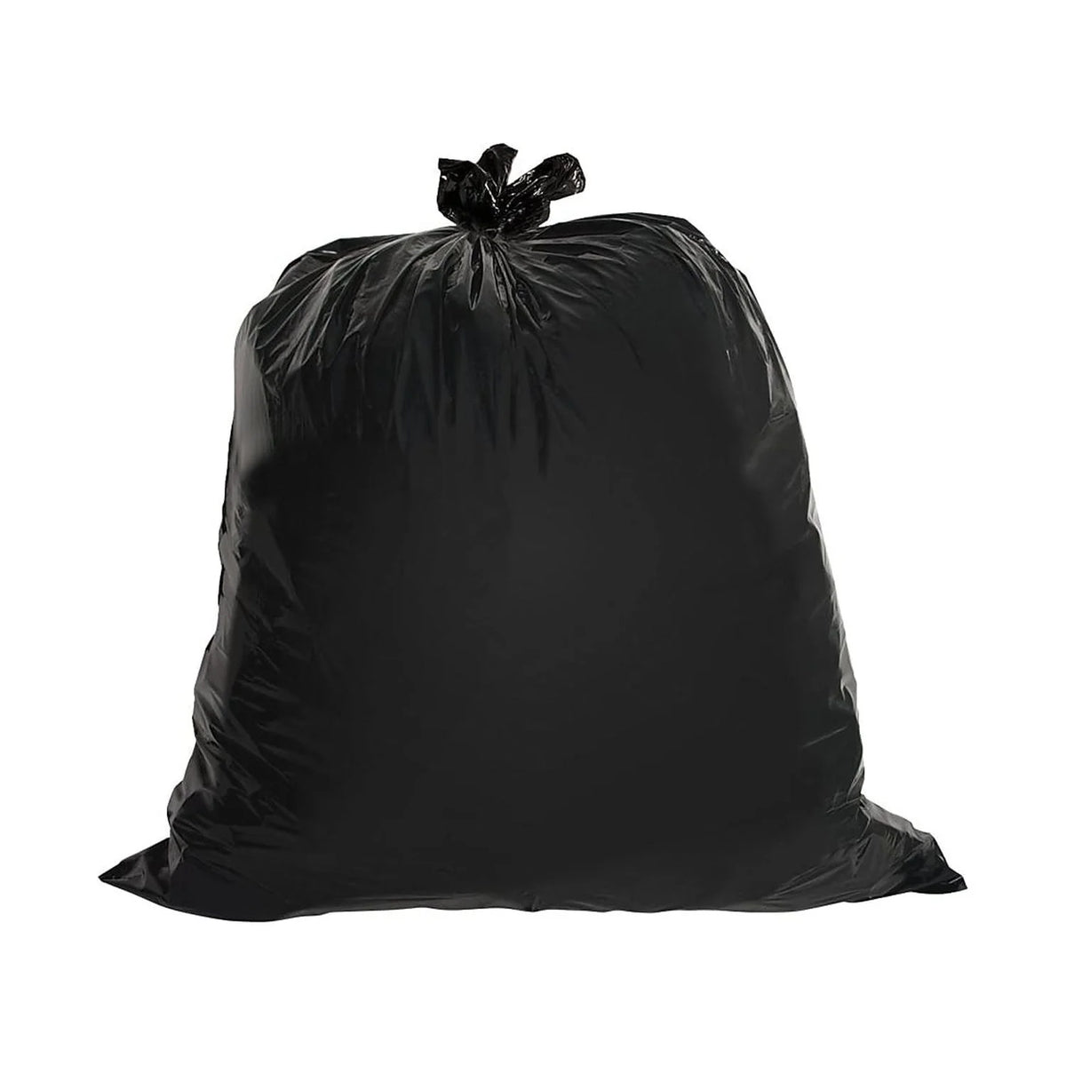 Black 60 Gallon Trash Can Liners, 50 per Box Z8915