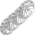 4PC Set 16 inch Silver Hubcap Wheel Cover Snap On Hubcap R657841