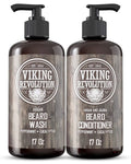 Beard Wash & Beard Conditioner Peppermint & Eucalyptus 34 Oz O214024