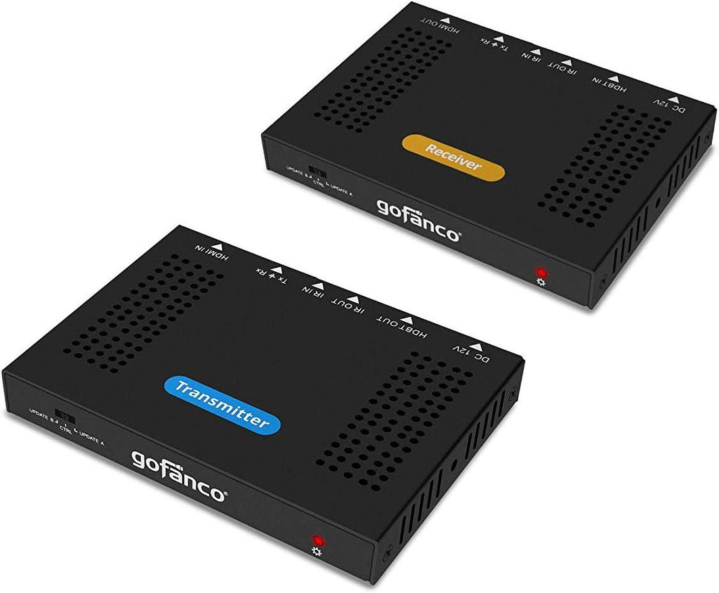 HDBaseT HDMI 2.0 Extender 4K 60Hz 4:4:4 HDR Over CAT5e/CAT6 70m/230ft @1080p & 40m/130ft @UHD 4K/60Hz, Dual IR, RS-232, CEC, PoC, 18Gbps Bandwidth, HDCP 2.2 R9201