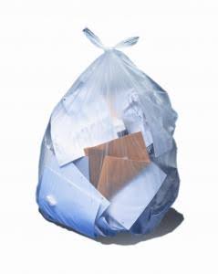 Clear 40-45 Gal 0.55 Mil 40 x 46 Can Liners 250/Carton L235924