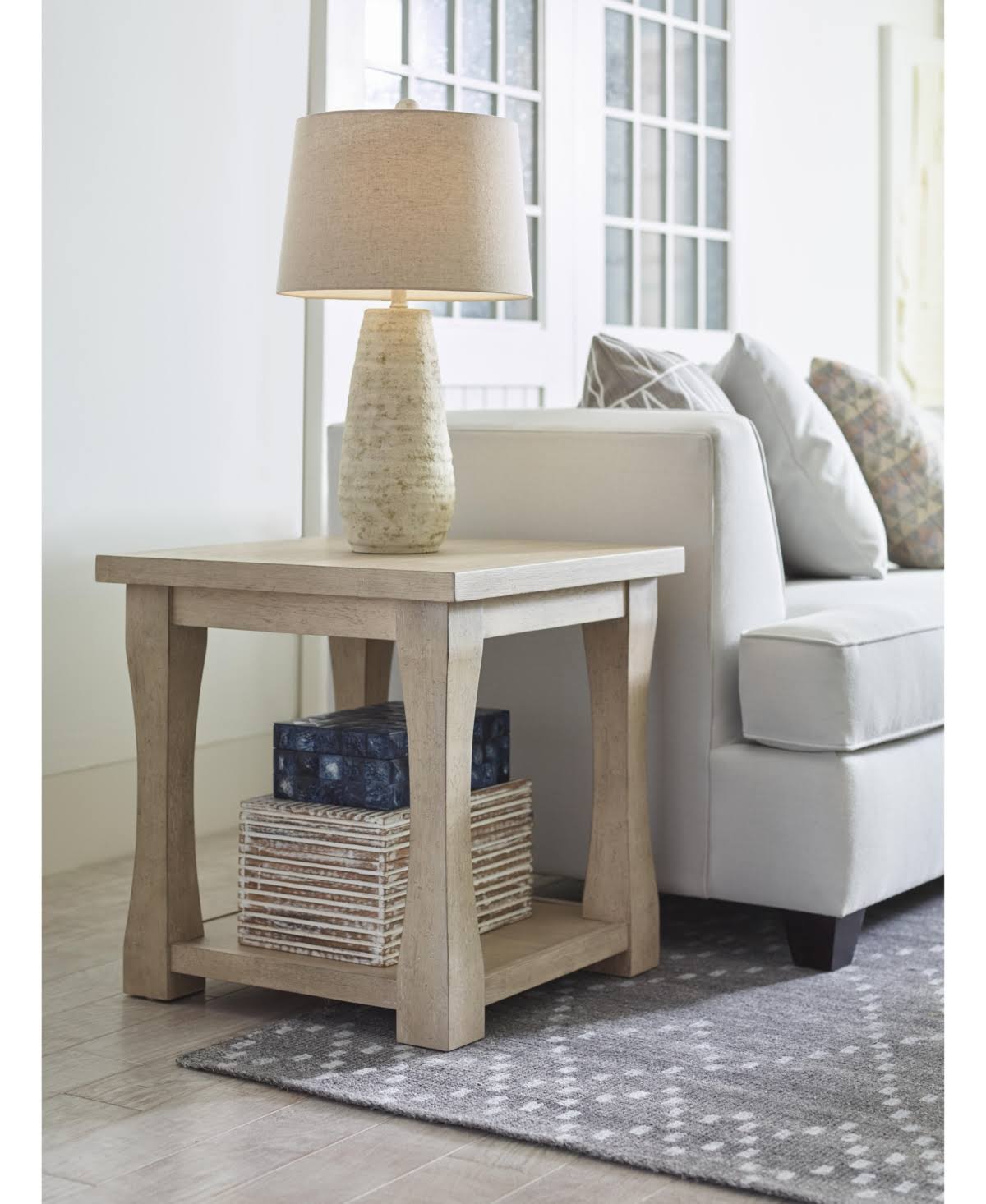 Sandstone Leg End Table R1024