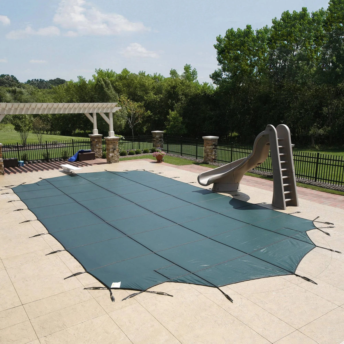 Green Super Mesh Safety Cover 12x20 E204