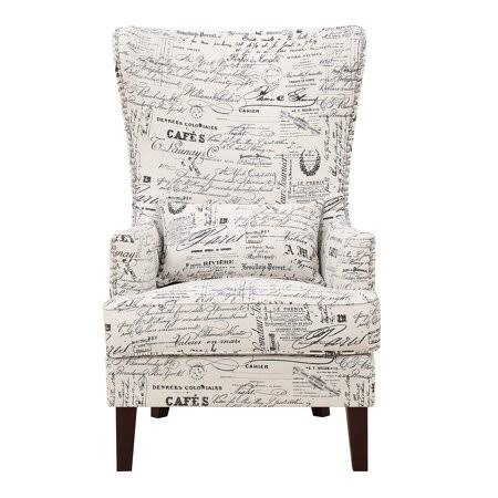 French Script Accent Chair R4029