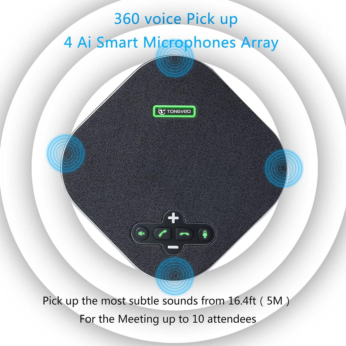 Bluetooth Speakerphones Conference Microphone with Microphone Y4907