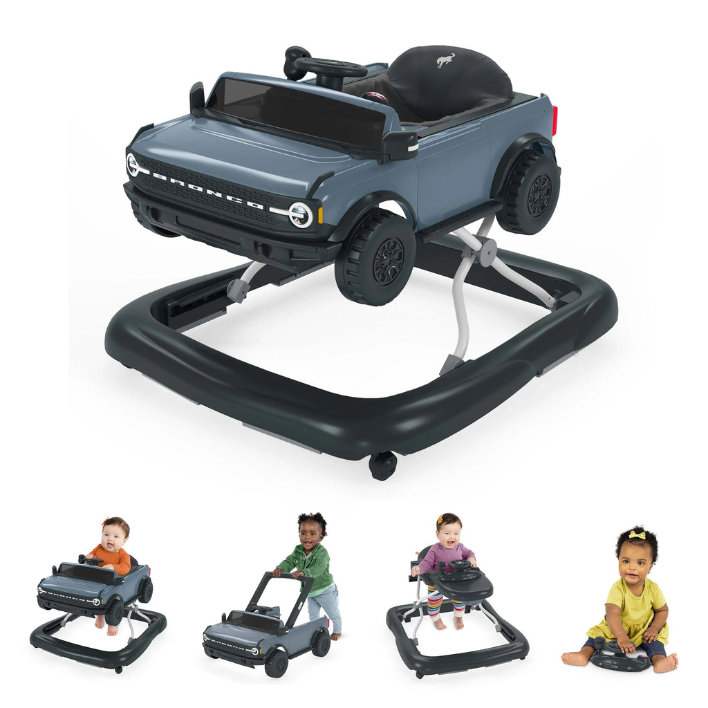 Blue Grey Baby Activity Walker E9634