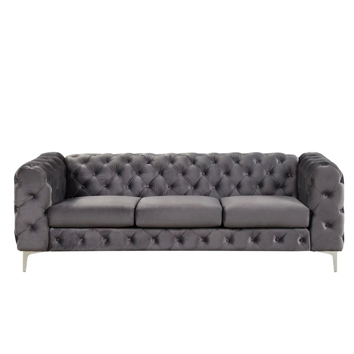 Velvet Sofa and Two Chairs Set G50496